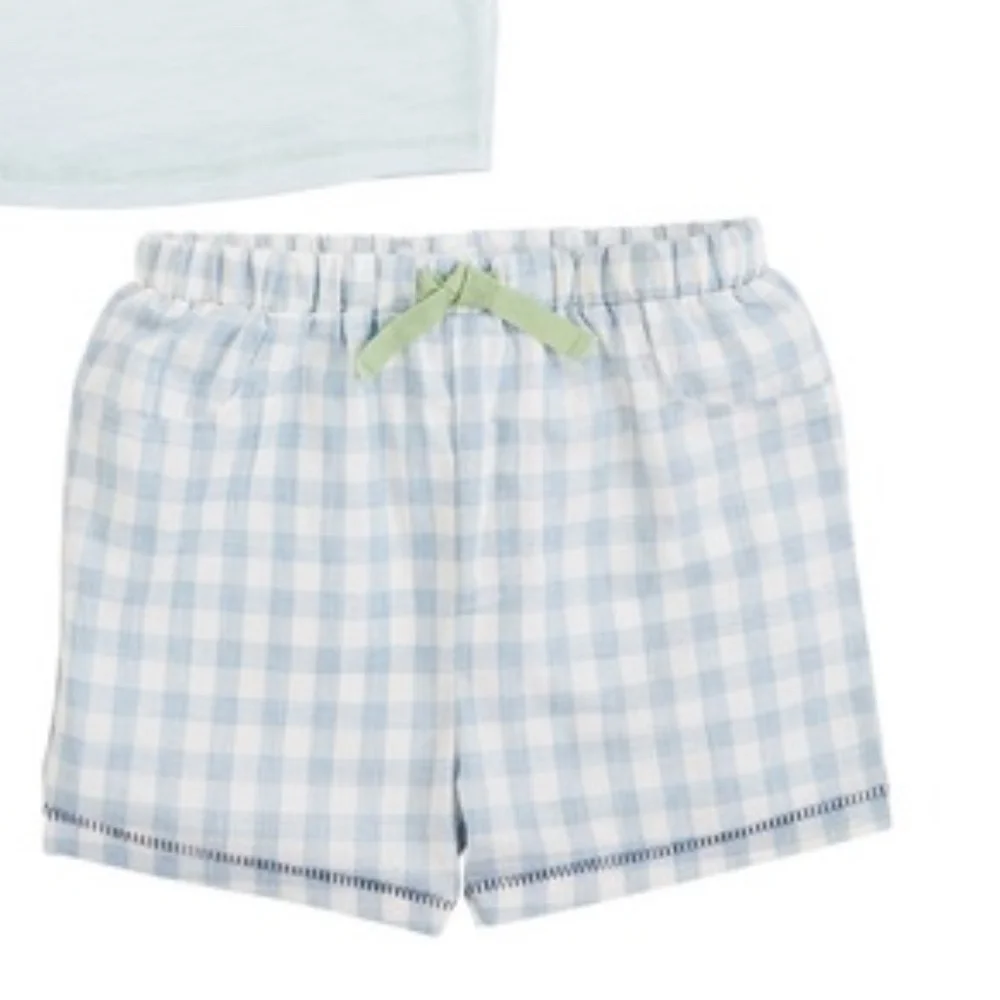 NWT Mud Pie Boy's Easter Bunny Short Set